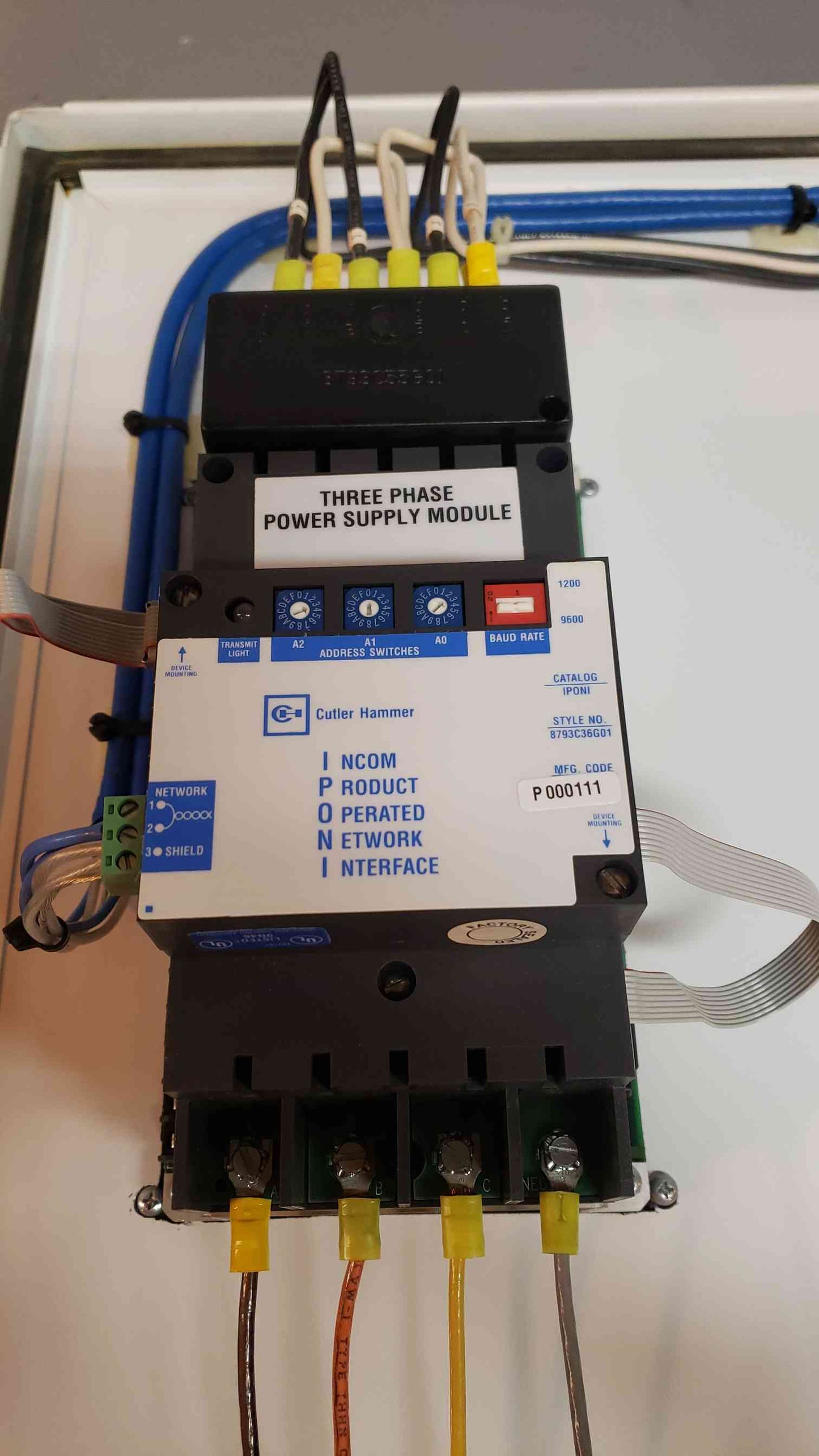 IQ DP-4000 Westinghouse Meter & 3Ph F Power Supply Enclosure (SKU: 4925AA)(4925AA)