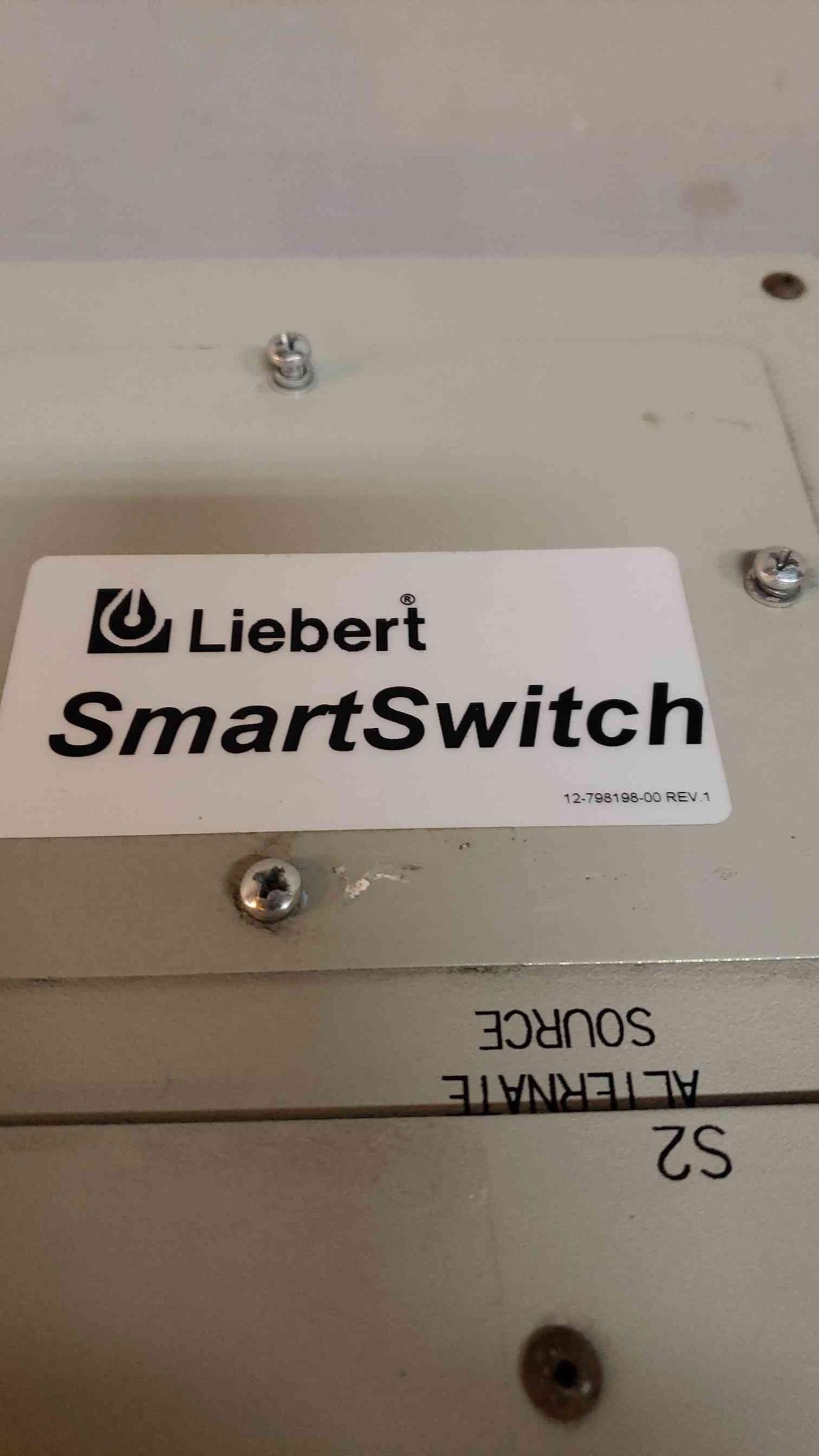 Liebert Transfer Switch SmartSwitch SSFW360N 120/208v (SKU: 2997AA)(2997AA)