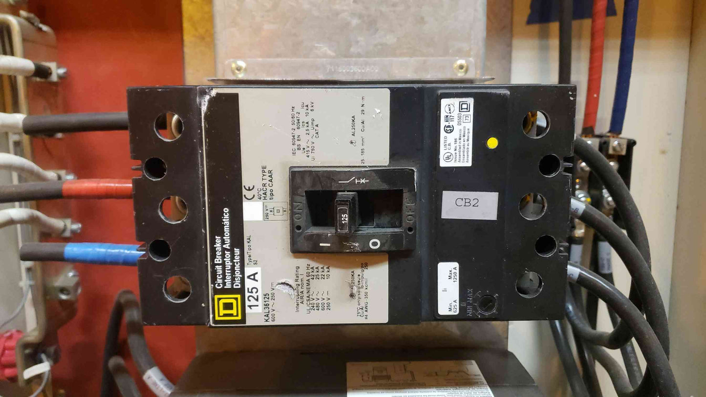 MGE UPS Maintenance Bypass Panel ( MBP ) 125A 208v Model: 72-160043-12(S6LLST2906)