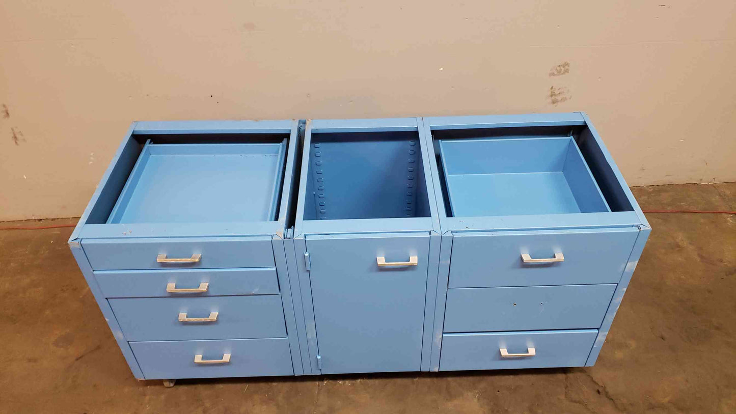 58" Rolling St. Charles Casework W/ 7 Drawers 1 Door(100808)