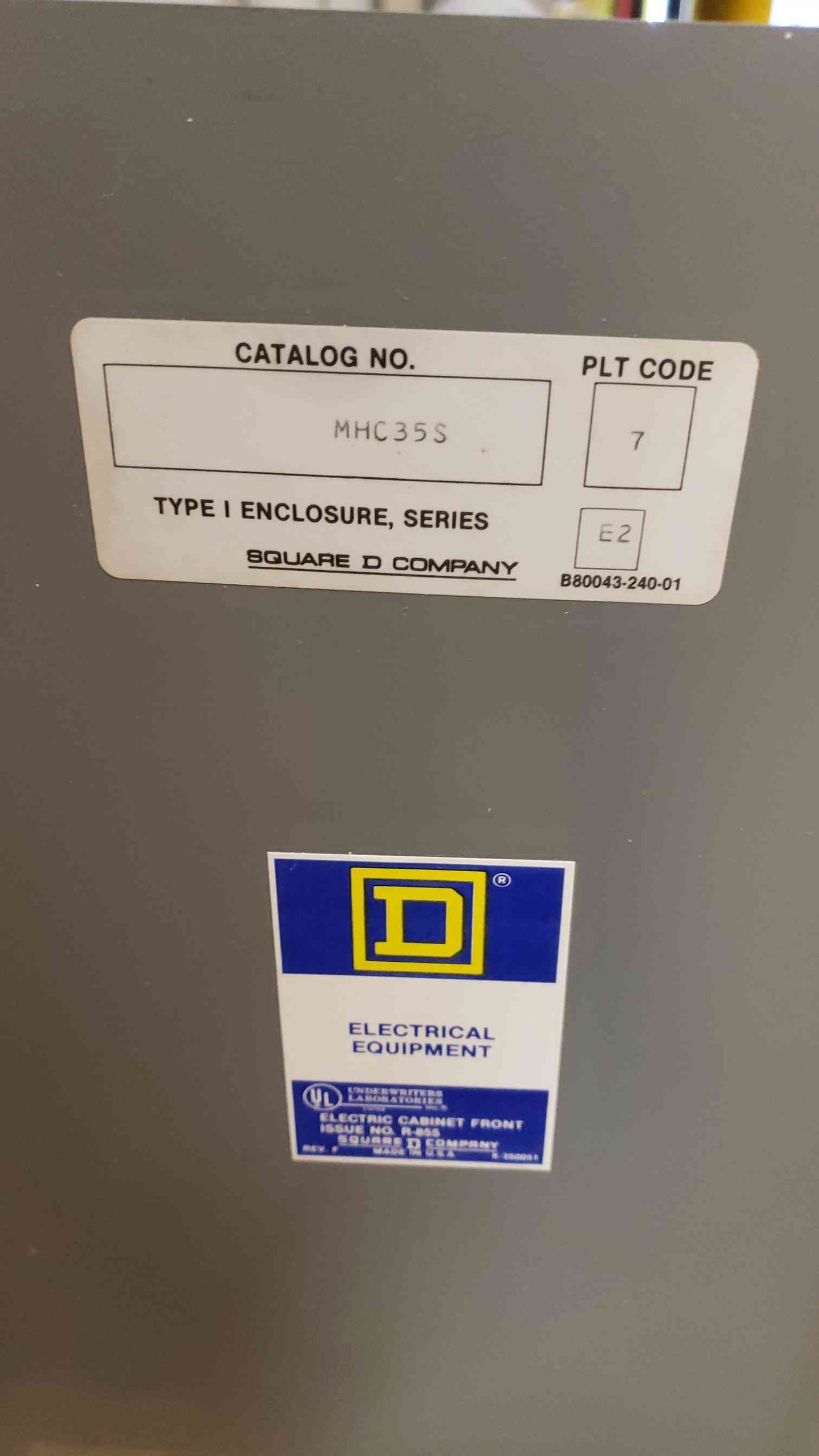 225A NQOD Square D Panel Board LOADED 208/120/240v(100287)