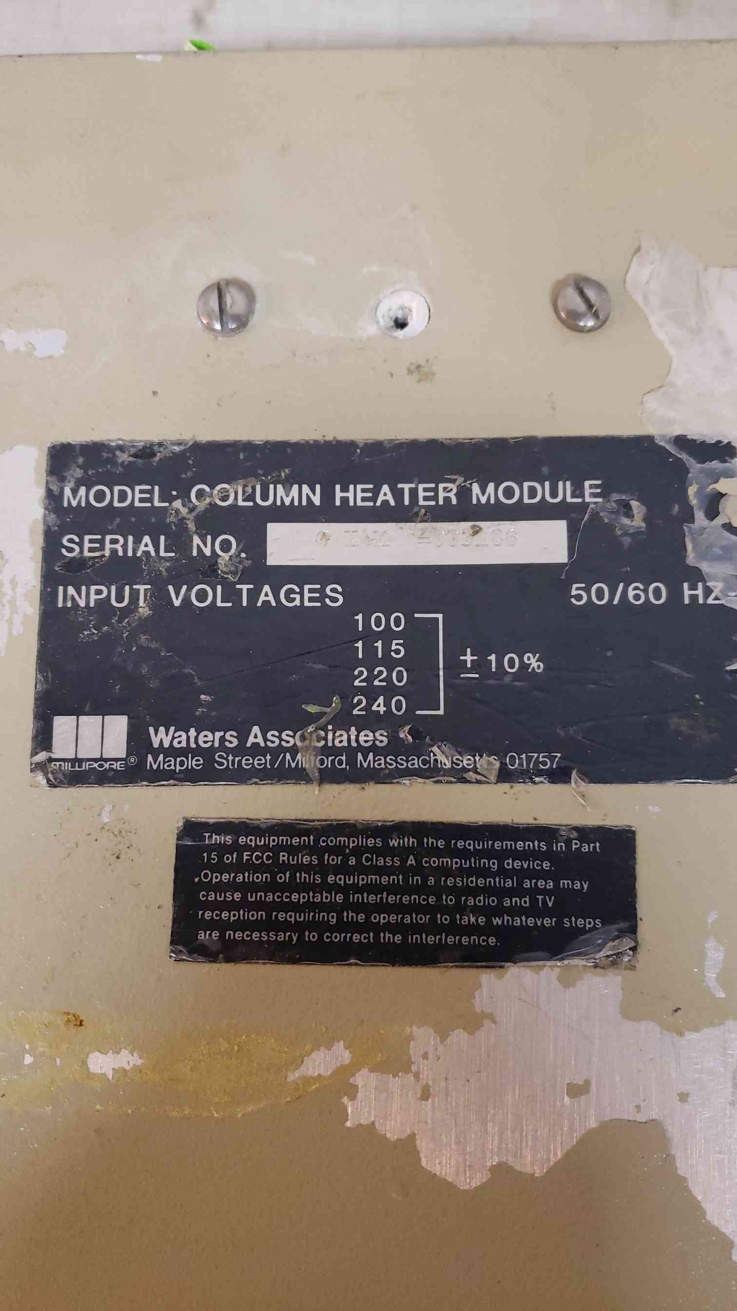 Waters Column Heater Module(100850)