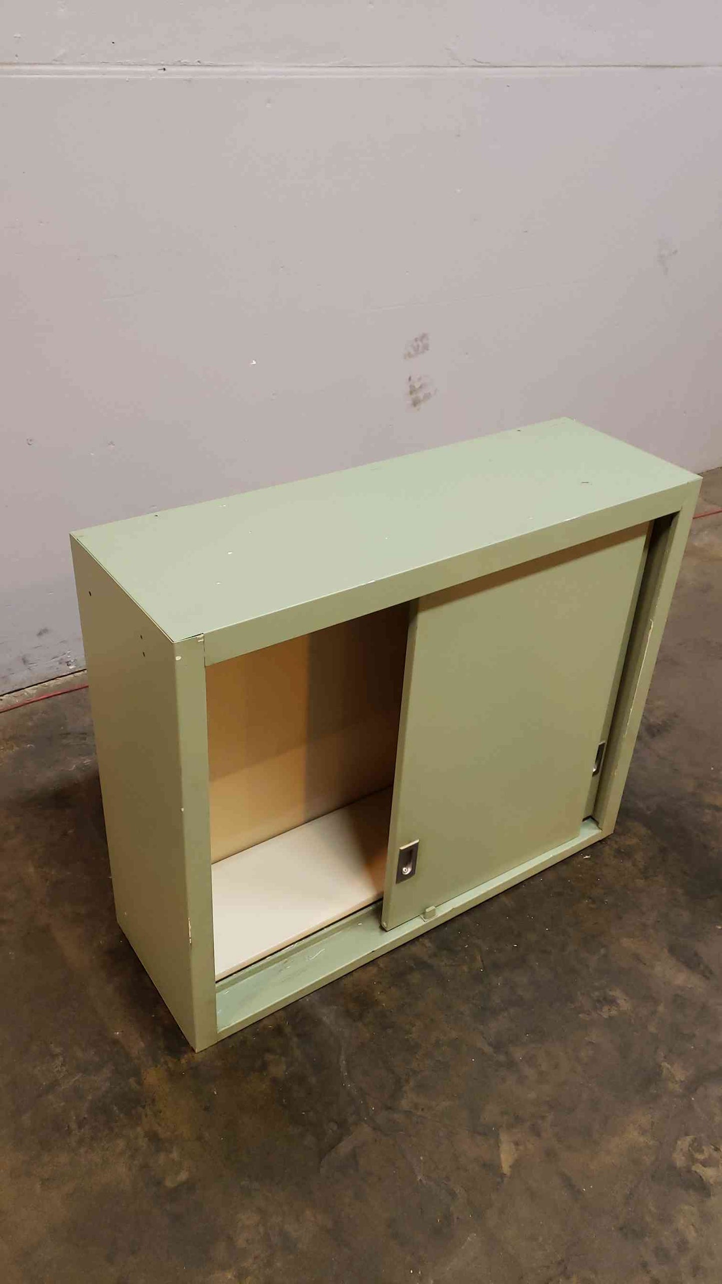 3' Green Overhead Lab Casework Cabinet Sliding(100995)