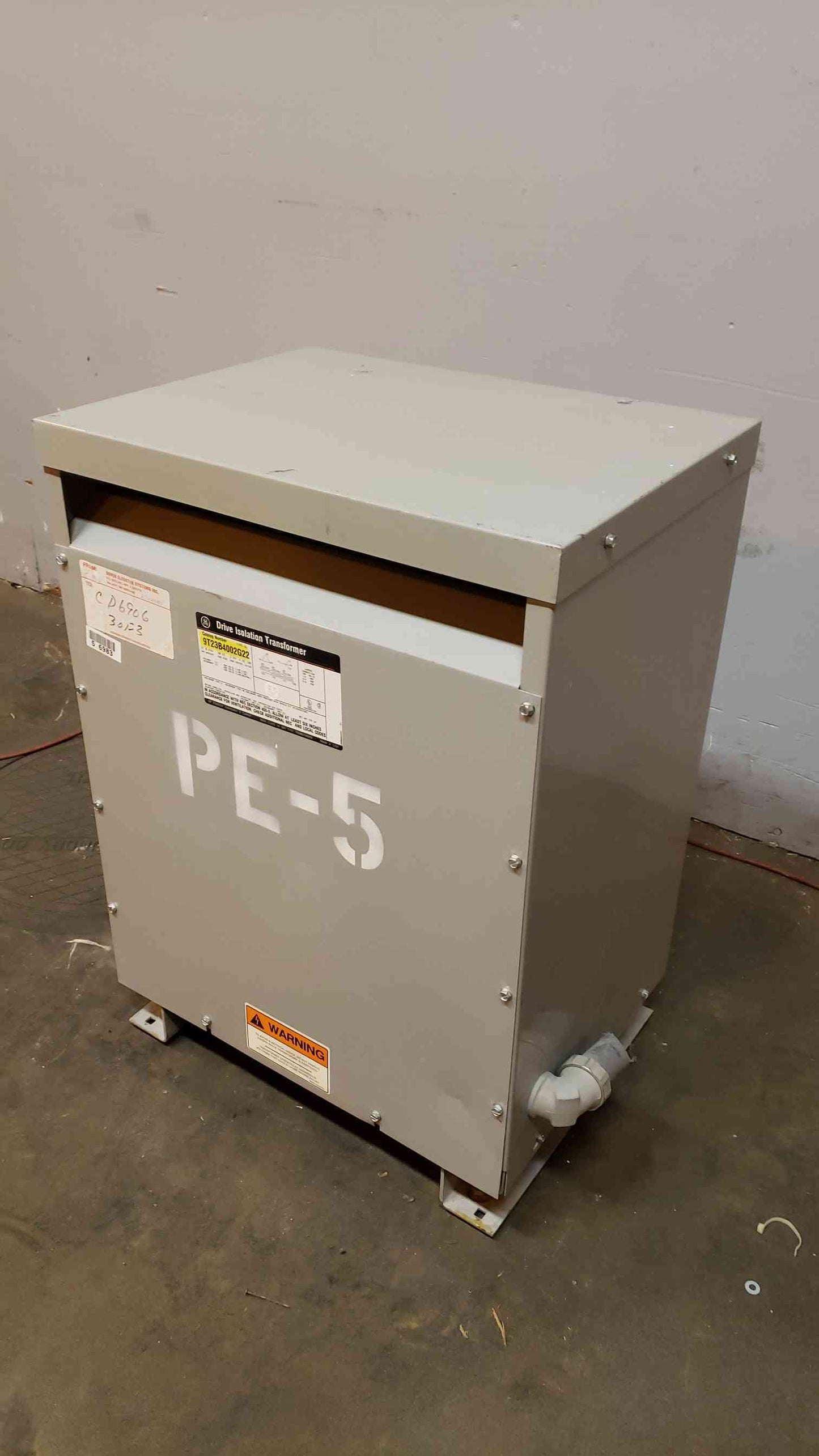 General Electric 27KVA Drive Isolation Transformer 9T23B4002G22 (SKU: 3434AA)(3434AA)