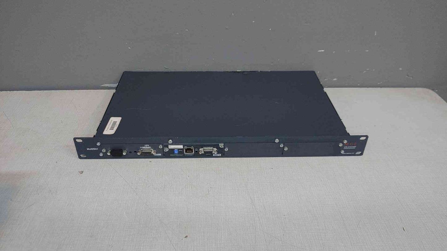 MGE MULTISLOT RESEAU-MAINS-NETZ Management Control Device w/66063 & 66074 Cards(1194AA)