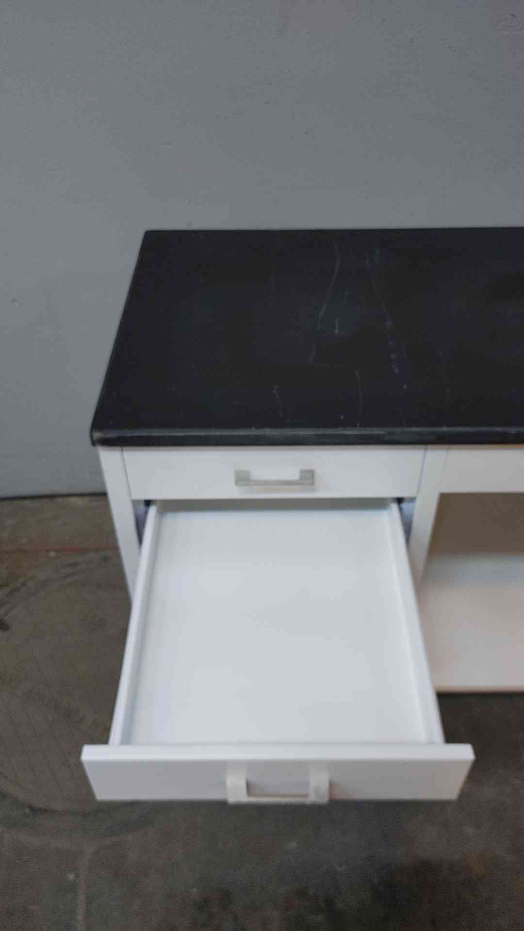 5'x30" Rolling Lab Casework Bench White (2152AA)(2152AA)