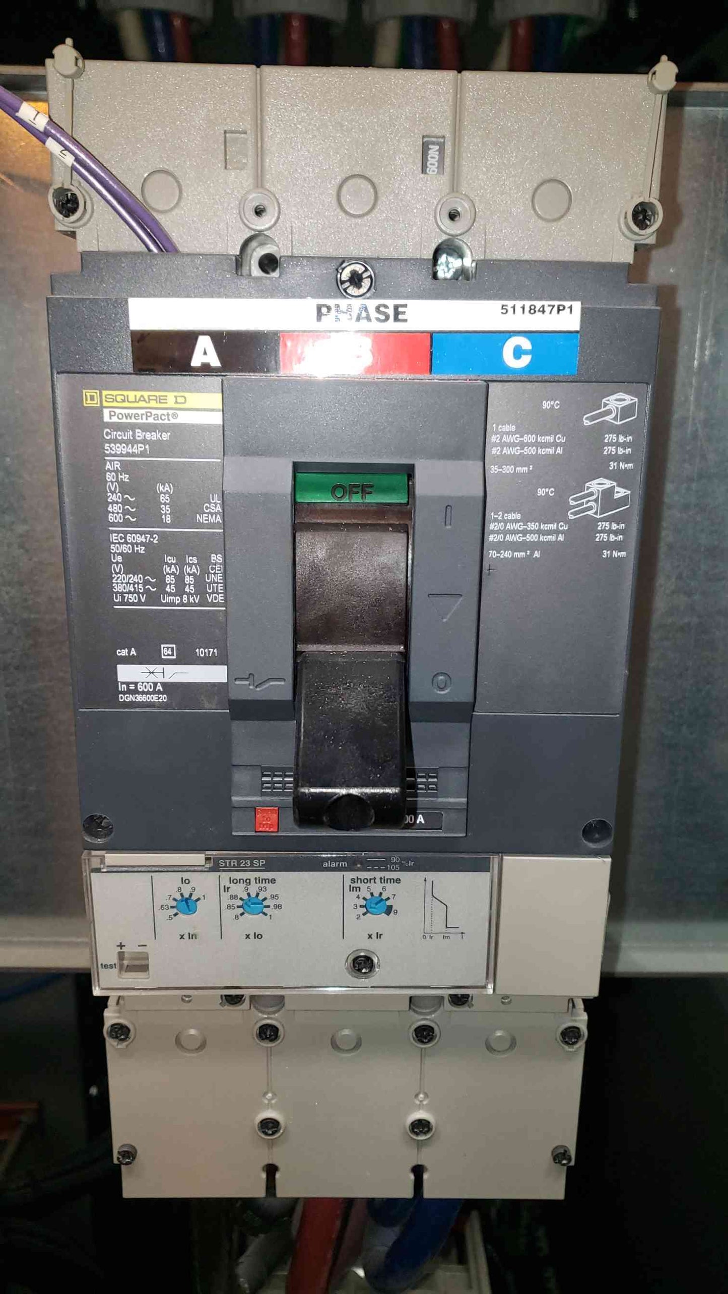 Liebert PDU PPA300C 480v x 120/208v w/ Subfeed Breakers (SKU: 13978AA)(13978AA)