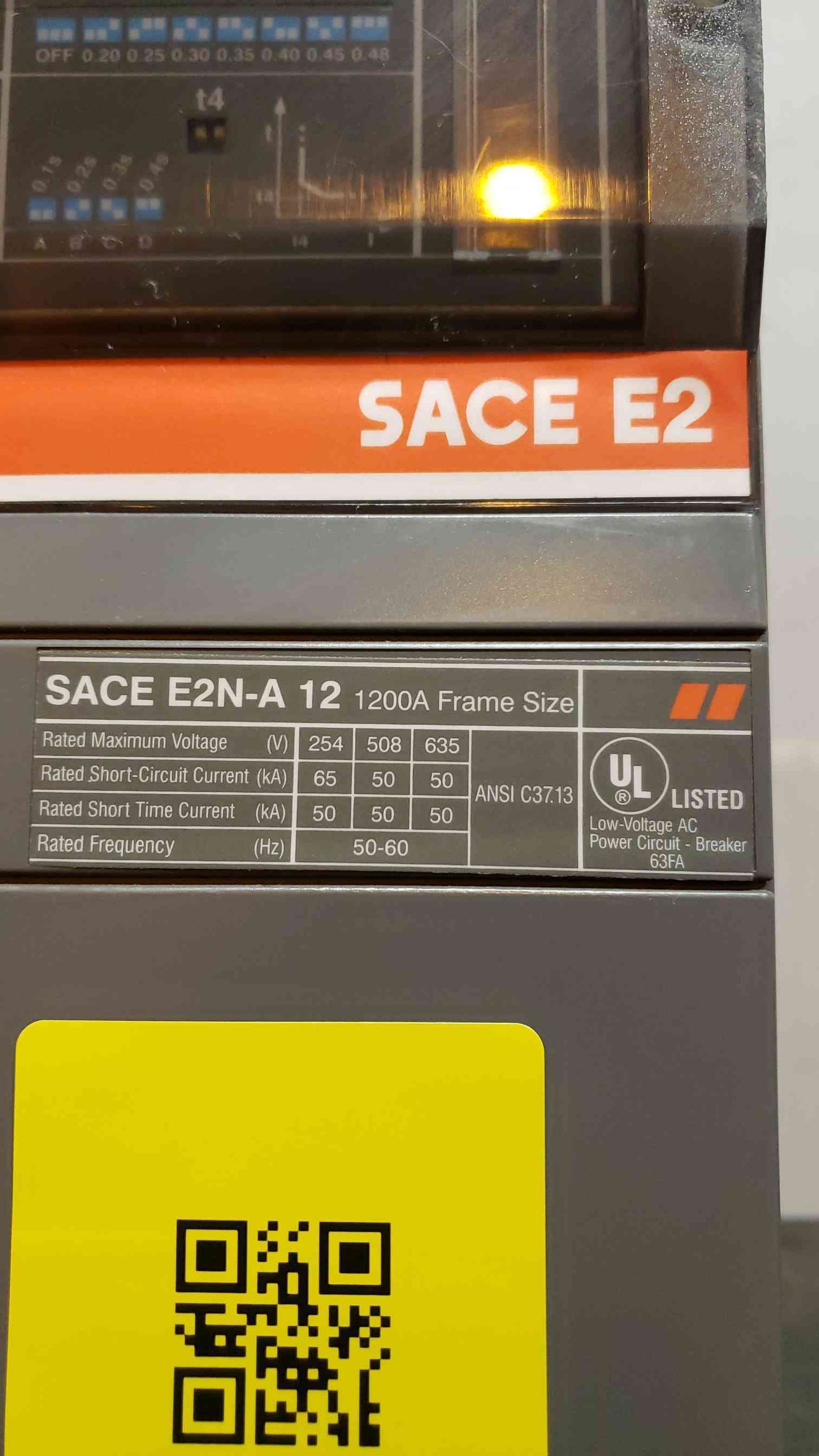 ABB SACE E2 1200A Breaker E2NA (SKU: 103160)(103160)