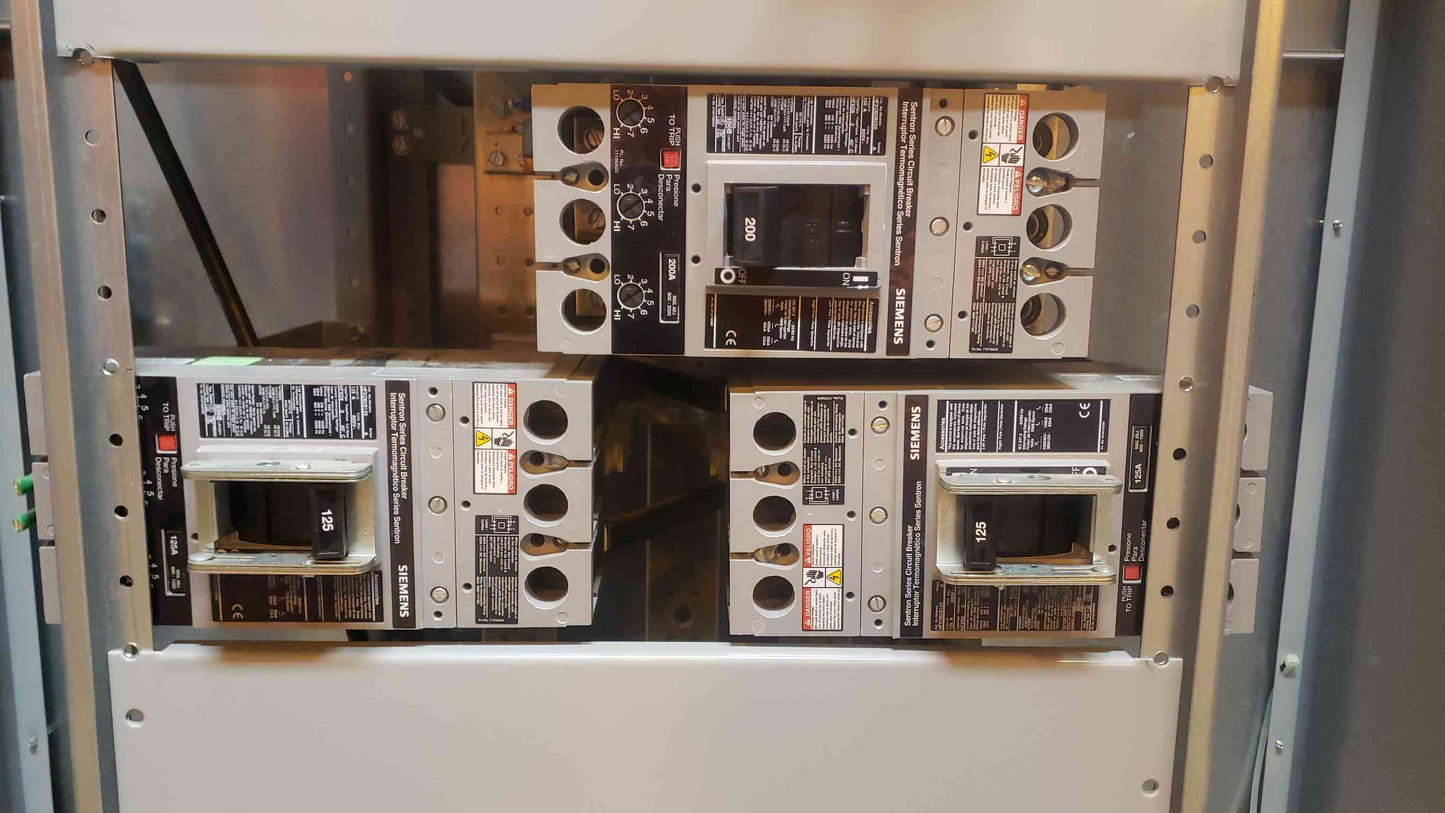 Siemens 400A 5 Breaker MBP Panelboard 480V, 277V '10 (101484)(101484)