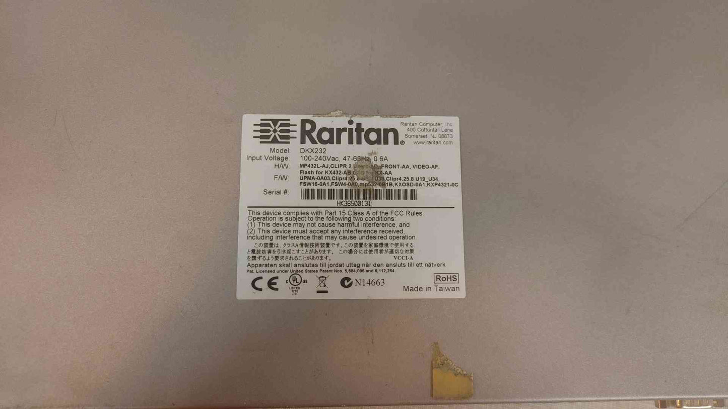 Raritan DKX232 Port KVM over IP Switch (103184)(103184)