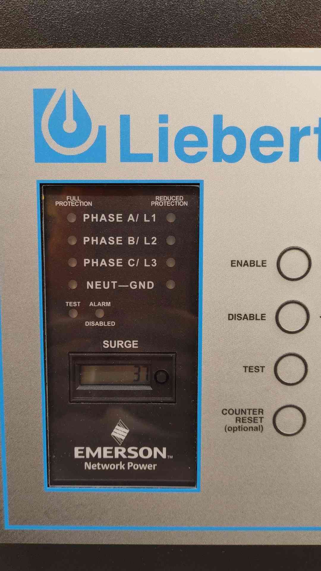 Liebert Interceptor Surge Suppression 277/480V 3PH S1025277YARCE(103398)