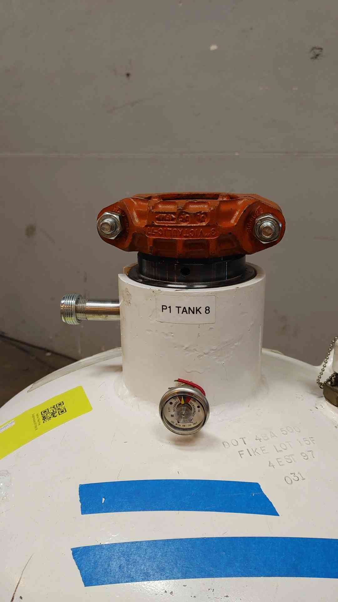 Fike Fire Suppression Cylinder 360LBS FM-200 Agent Weight(103516)