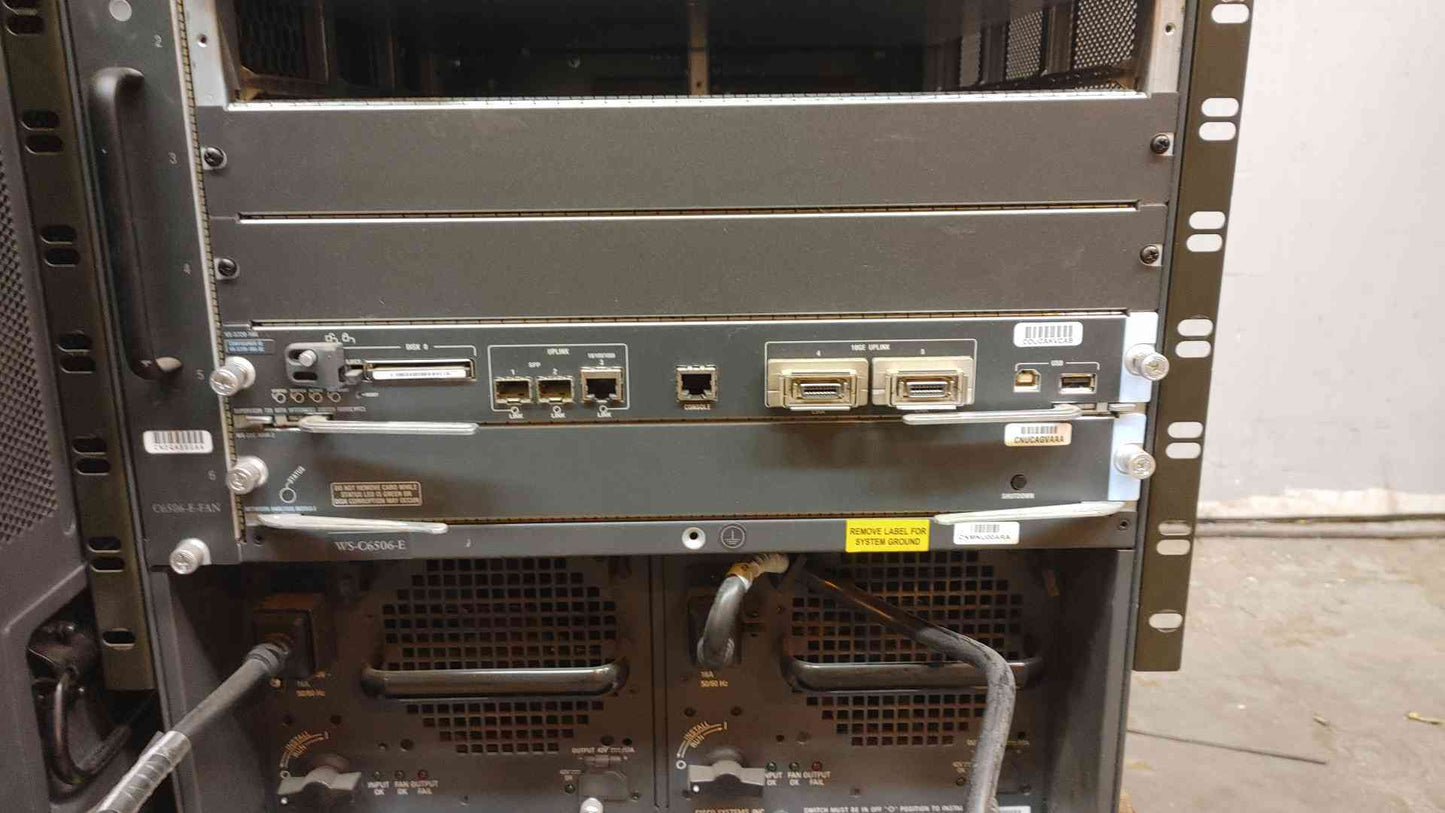 Cisco Catalyst WS 6500-E E-FAN SAL1005CGWP with Switch Modules(103632)