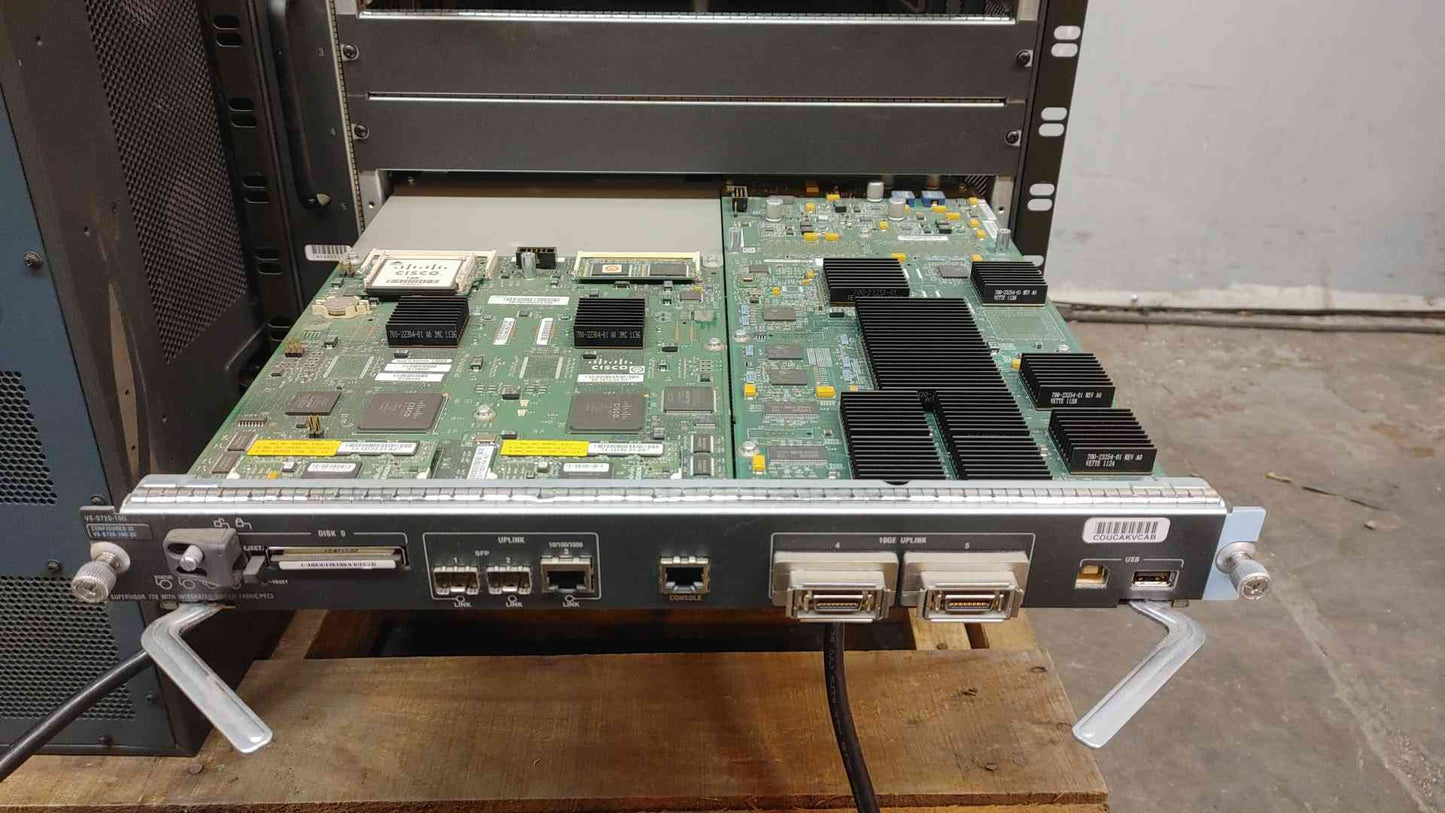 Cisco Catalyst WS 6500-E E-FAN SAL1005CGWP with Switch Modules(103632)