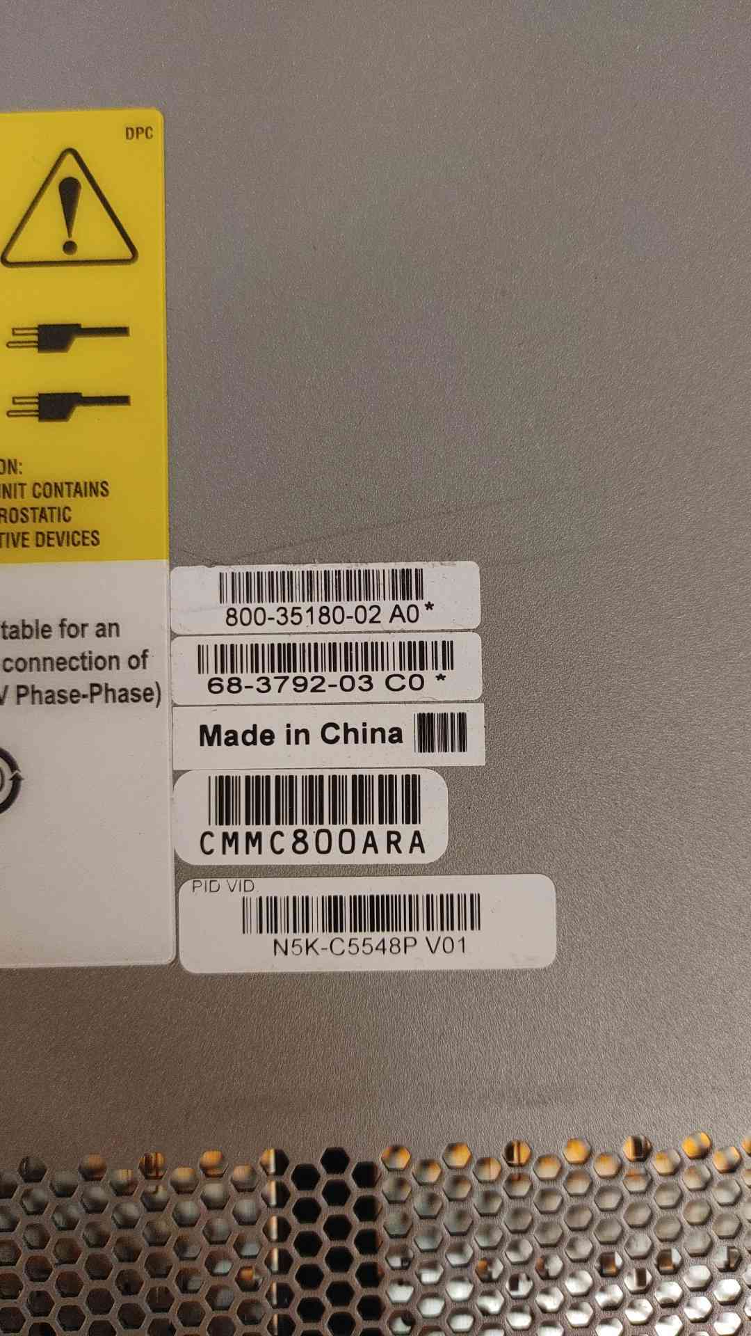 Lot of 2 Cisco Nexus N5K-C5548P 10GbE SFP+ Switch(103635)