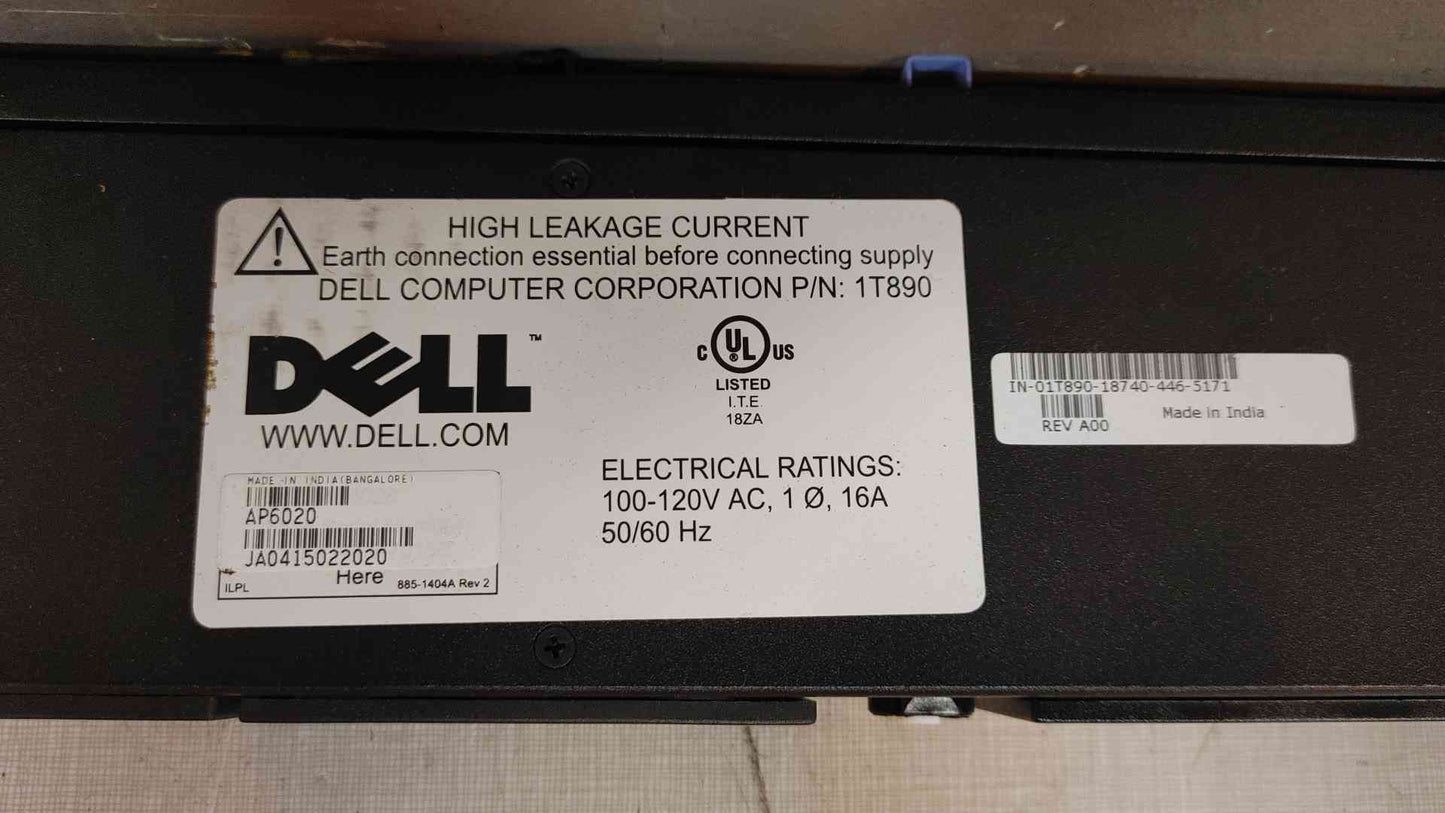 Dell PDU Strip 100120VAC 1PH 16A AP6020(103671)