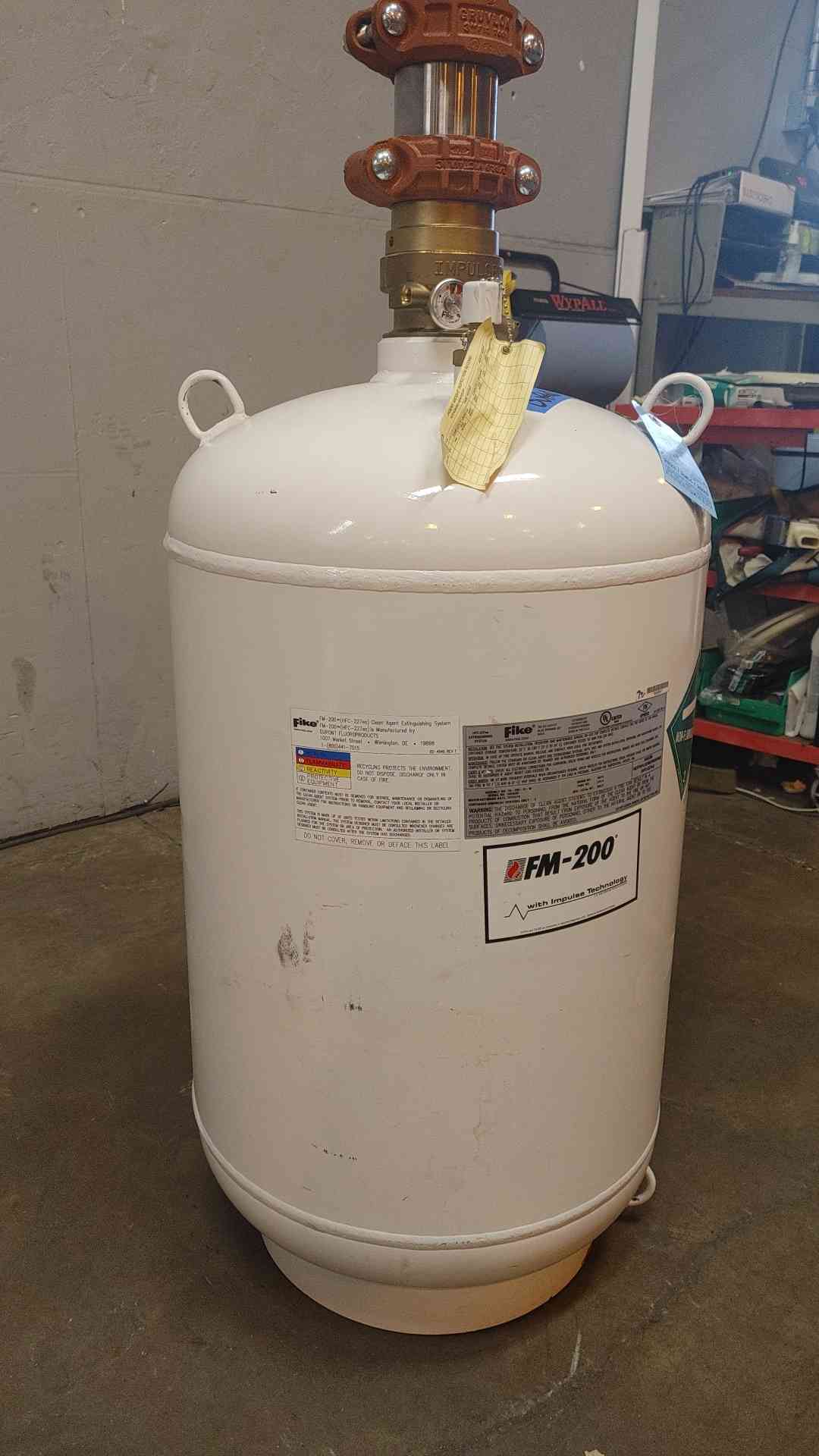 Fike Fire Suppression Cylinder HFC-227ea 328Lbs Agent Weight(103703)