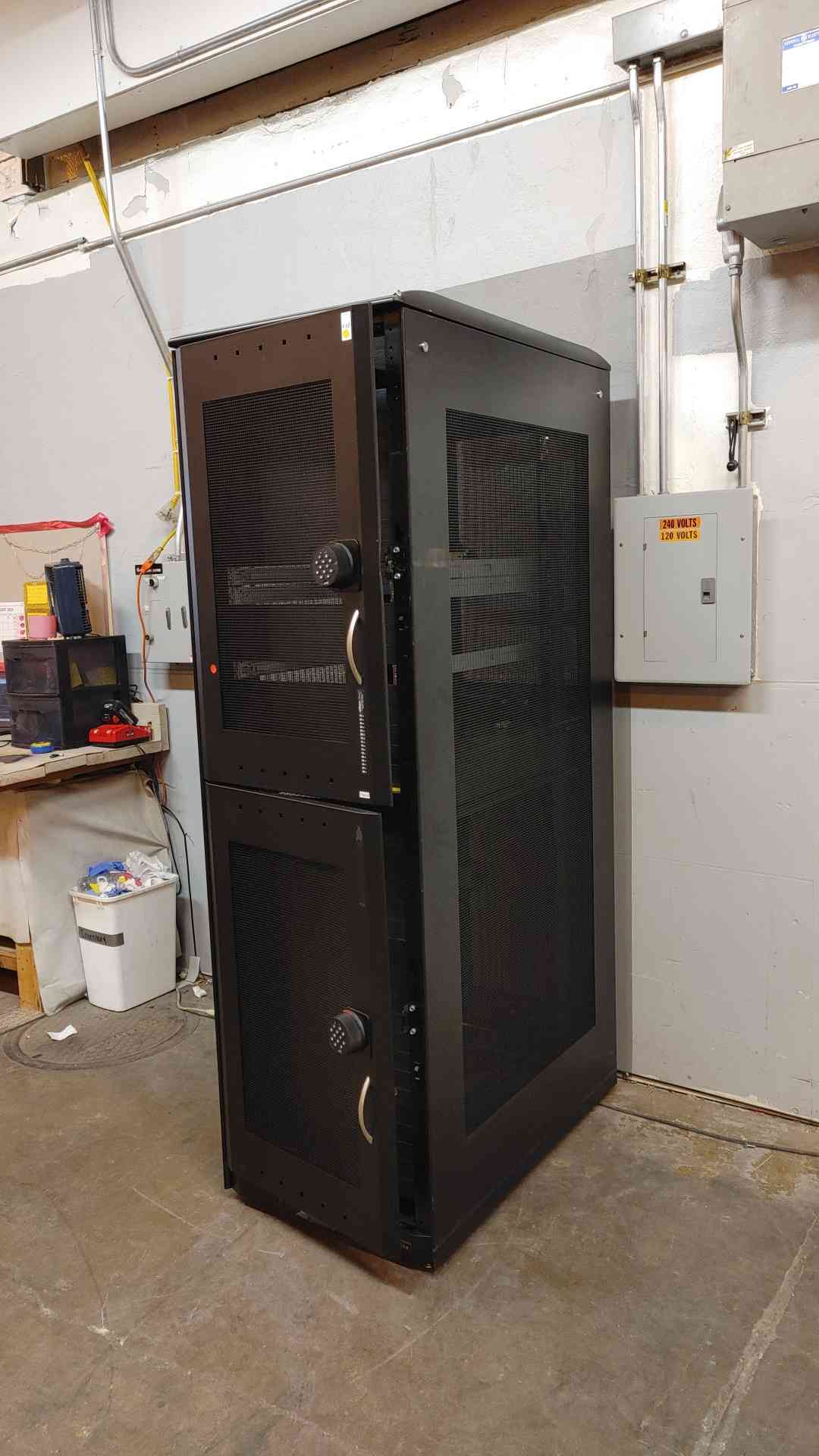 42U Eaton Wrightline Split Compartment Colo Type Server Rack Cabinet(103759)