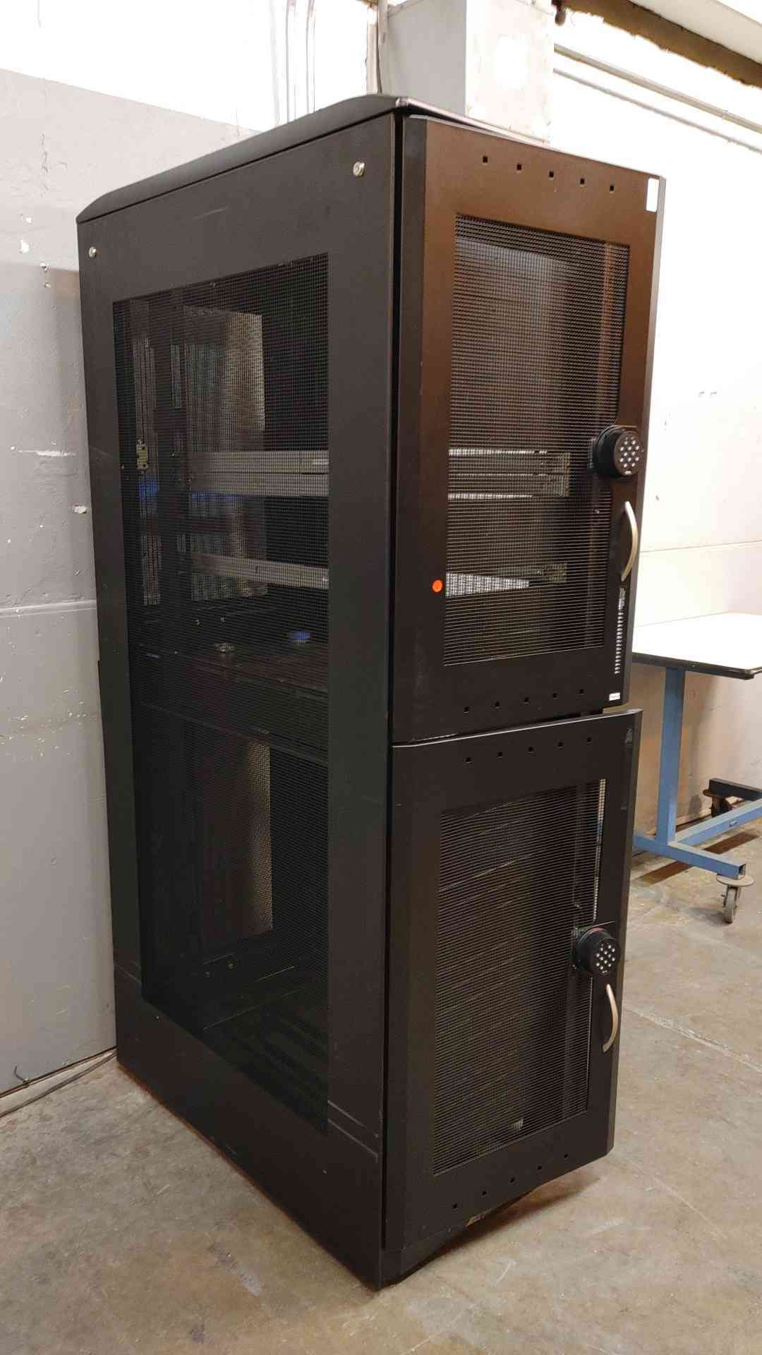 42U Eaton Wrightline Split Compartment Colo Type Server Rack Cabinet(103759)