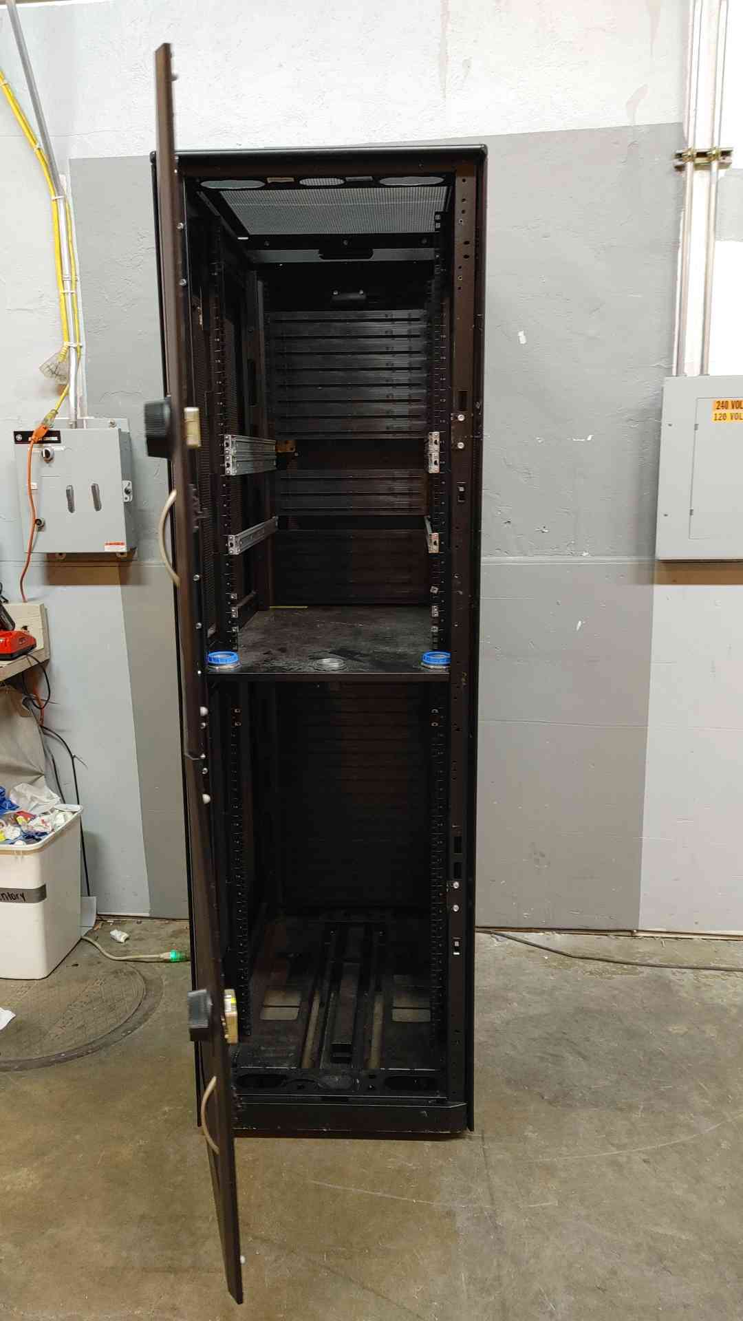 42U Eaton Wrightline Split Compartment Colo Type Server Rack Cabinet(103759)