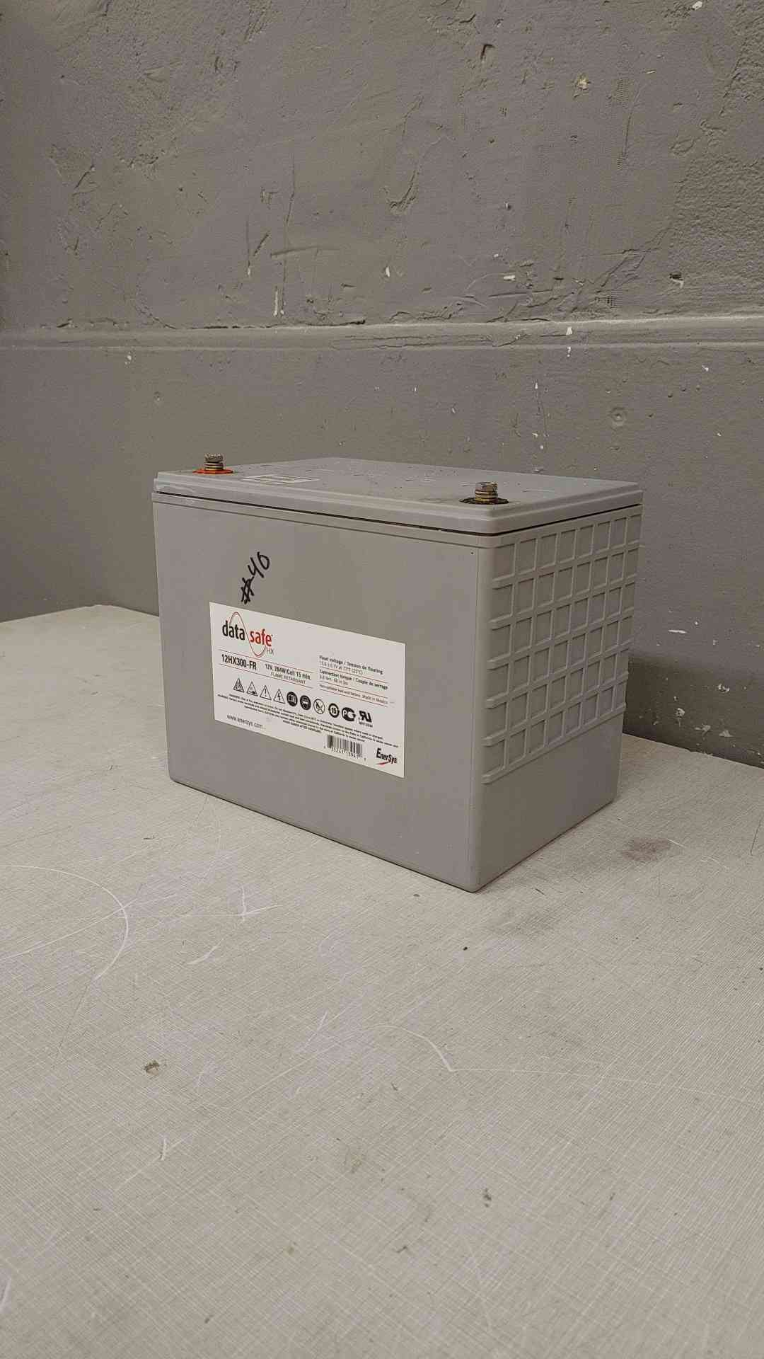 DataSafe HX Flame Retardant Battery 12V 284W/Cell 12HX300-FR 2020(103829)