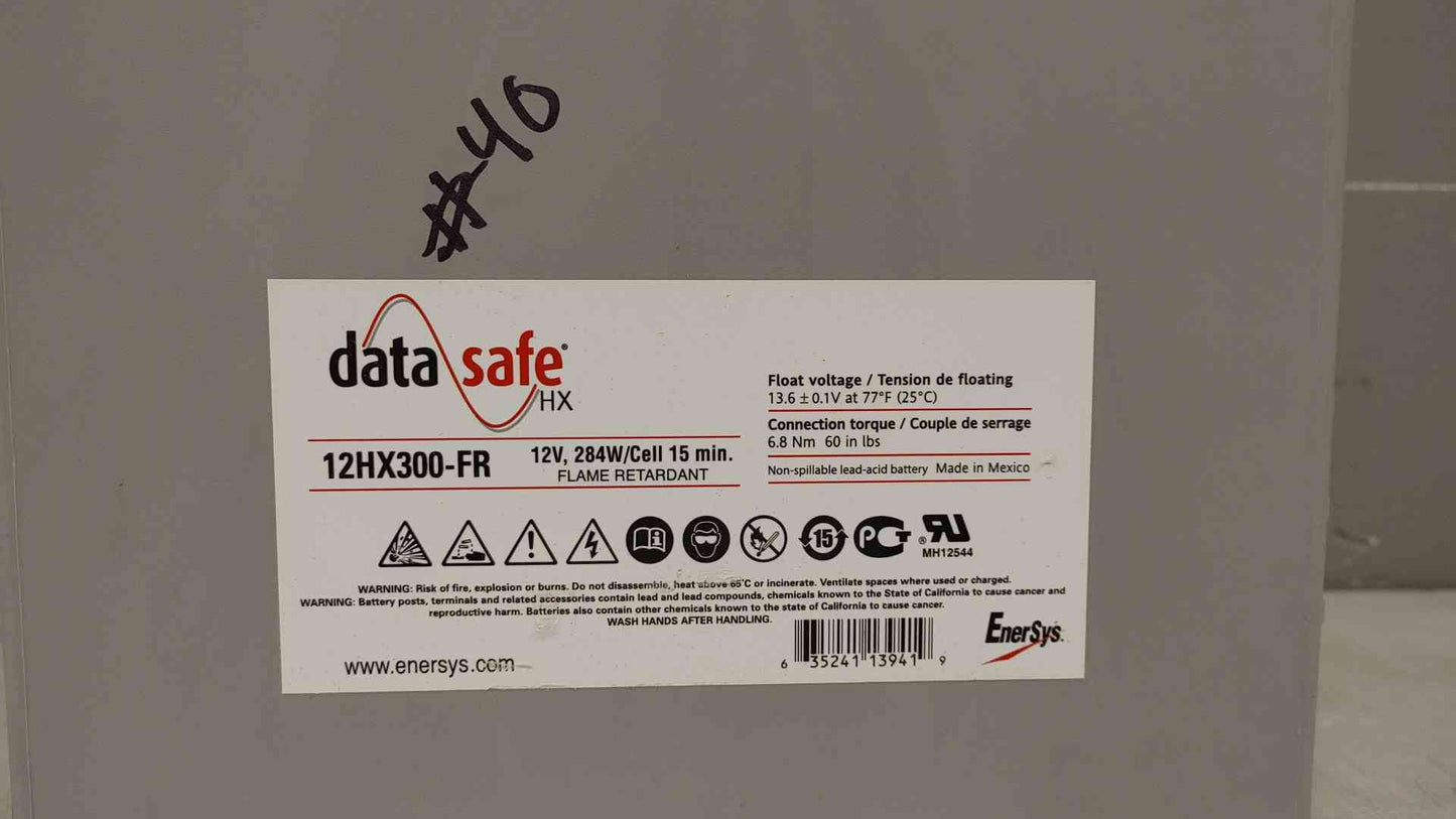 DataSafe HX Flame Retardant Battery 12V 284W/Cell 12HX300-FR 2020(103829)