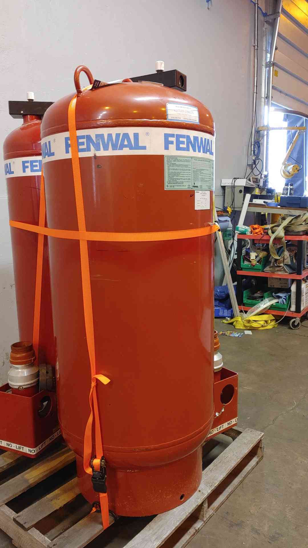 Fenwal Fire Suppression System 760 lbs FM-200 Agent(103935)