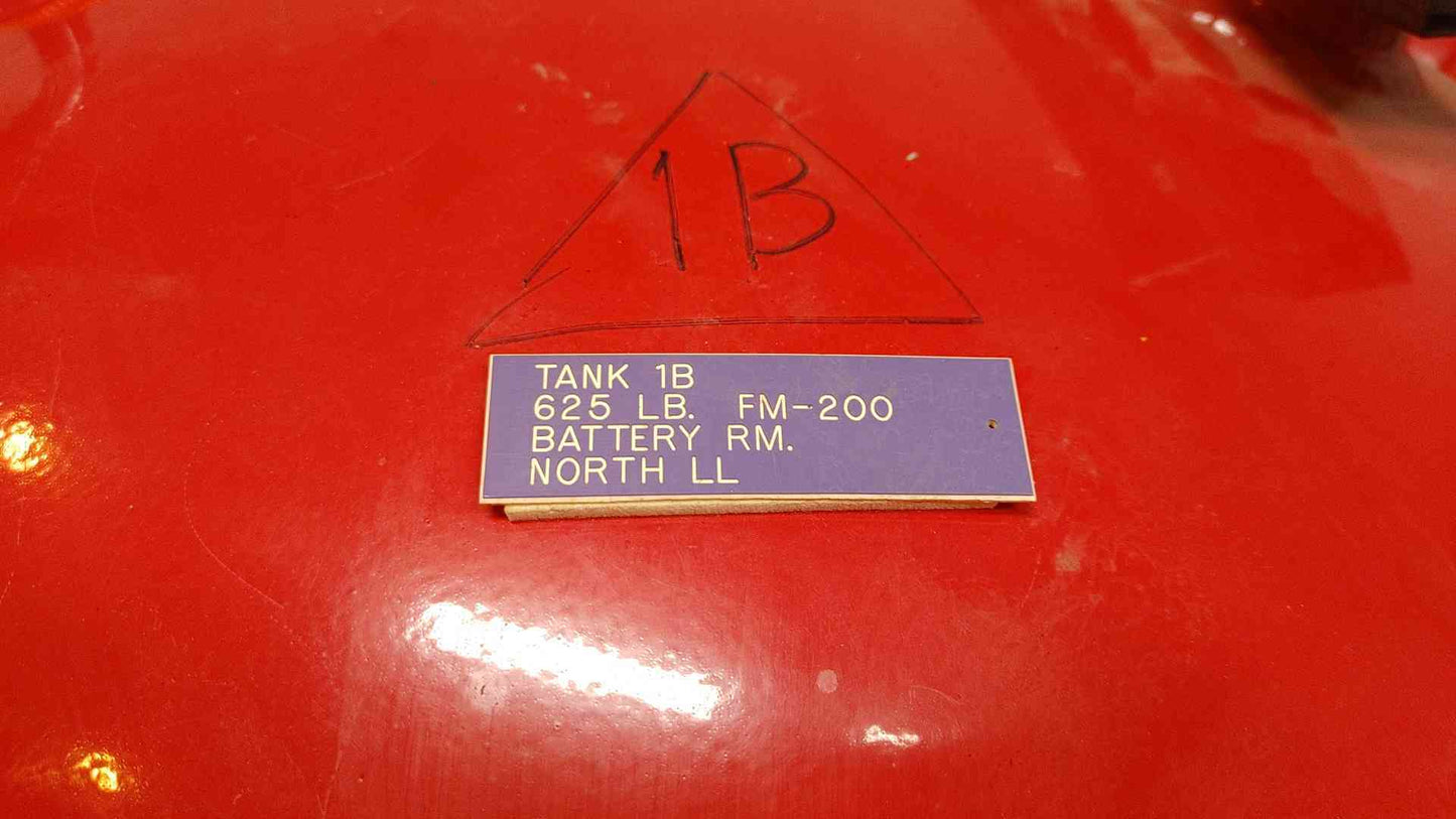 Fenwal Fire Suppression System 625lb FM-200 Agent(103937)