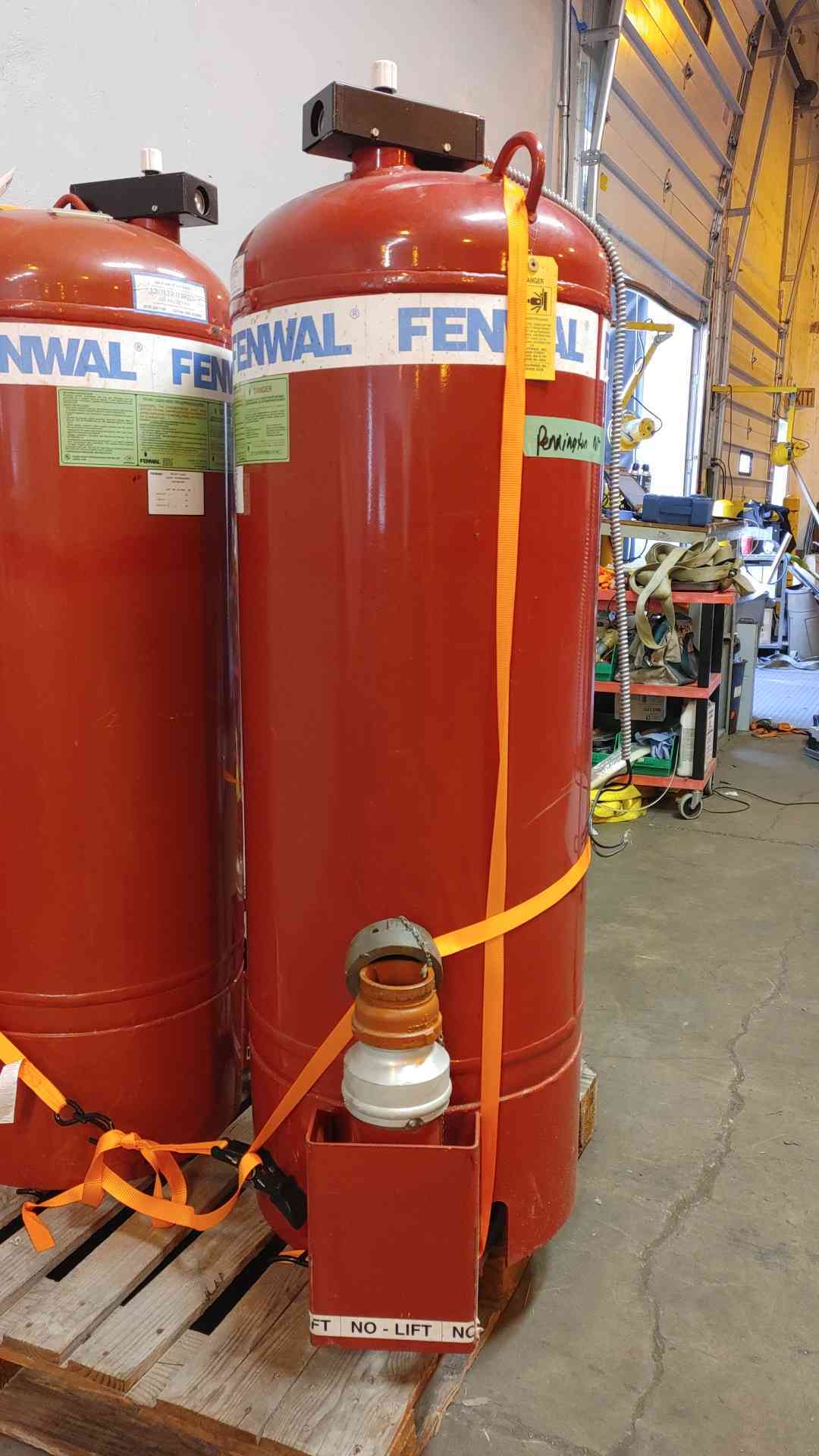 Fenwal Fire Suppression System 495 Lbs FM-200 Agent(103952)