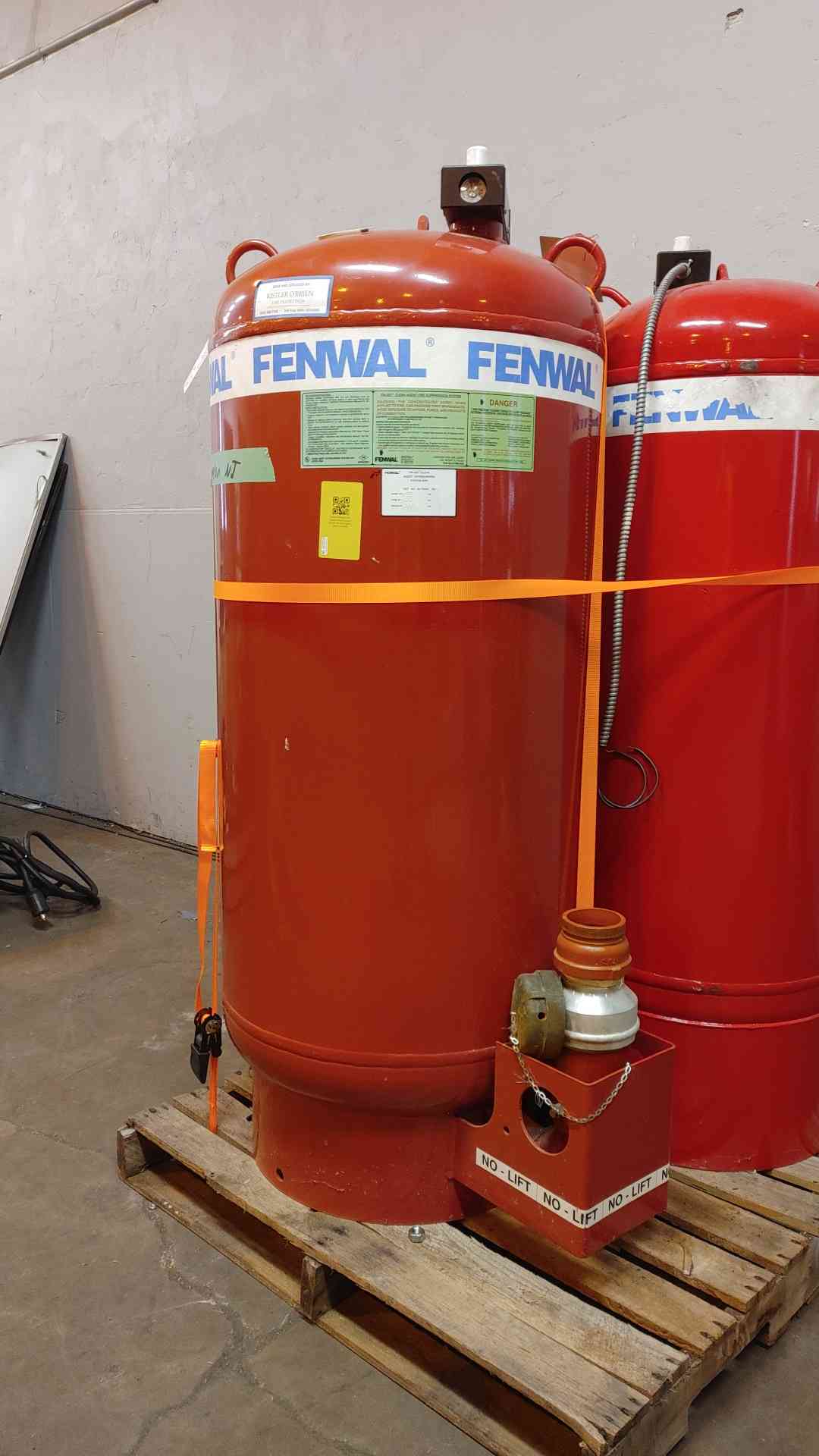 Fenwal Fire Suppression System 653 lbs FM-200 Agent(103949)