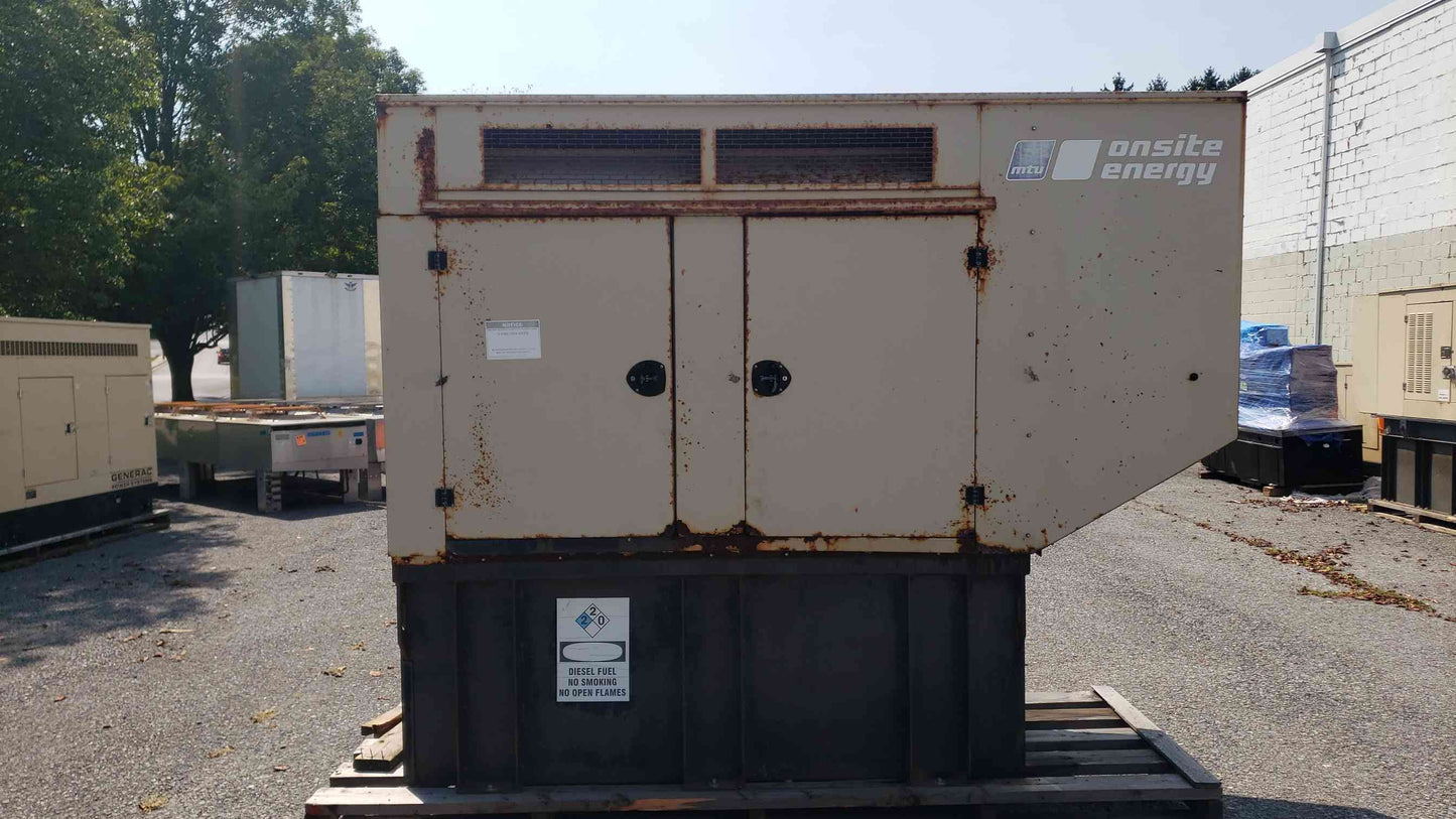 60KW Onsite MTU Diesel Generator 1&3PH 1132Hrs D60FGJ6T3 LOAD TESTED(104137)