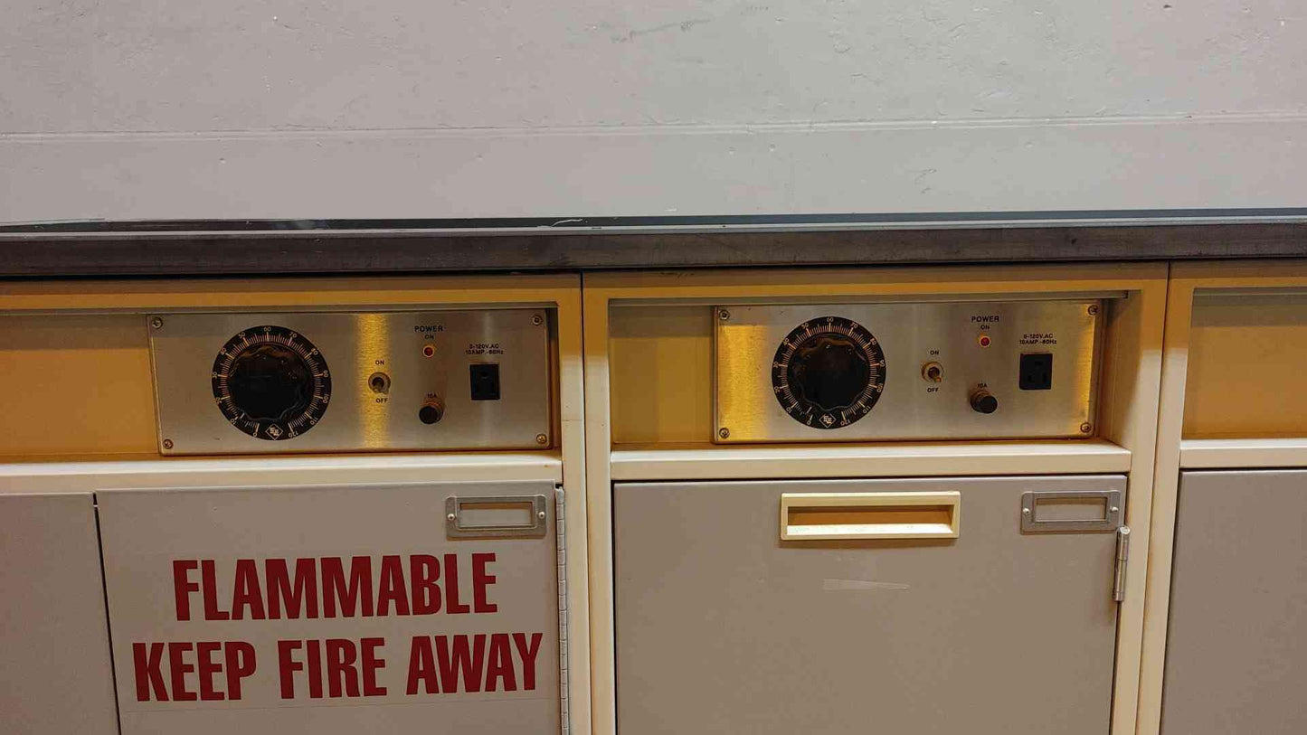 8' Fisher Hamilton Flammable Liquid Storage Cabinet W/ 3 Dials(104176)