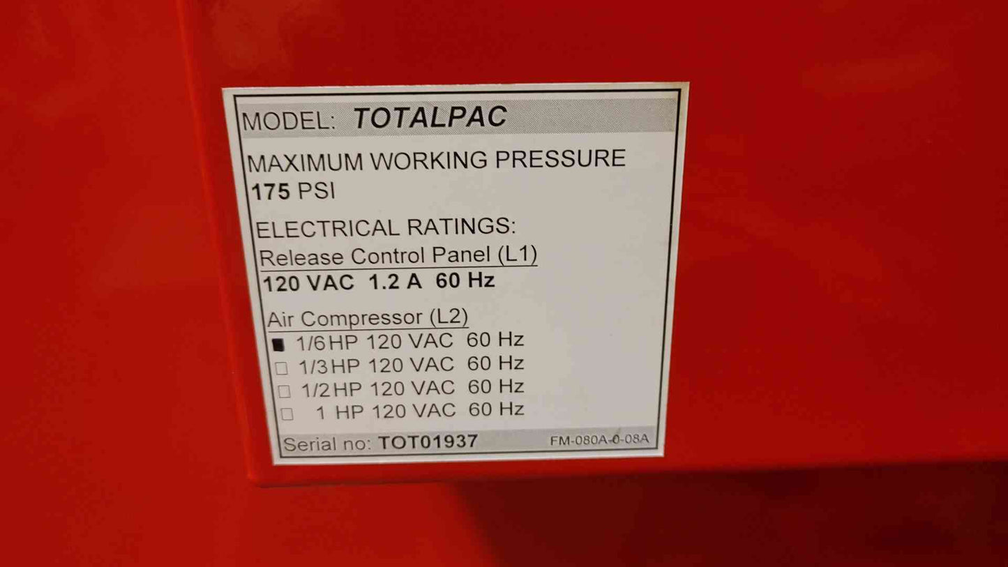 Viking TotalPac Integrated Fire Protection System 175PSI 120VAC FM-080A-0-08A(104403)