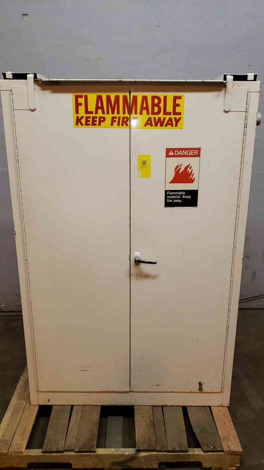 White 43" Flammable Safety Storage Cabinet (SKU: 108005)