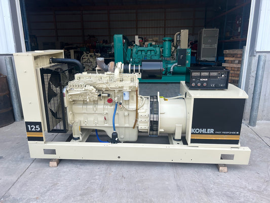 125KW Kohler 125ROZ281 Diesel Generator LOAD TESTED 1294 Hrs-17519