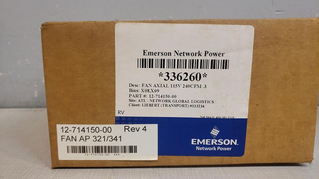 Lot of 8 Emerson Network Power 336260 Fan Axial 115V 240CFM .3(S6LLST11209)