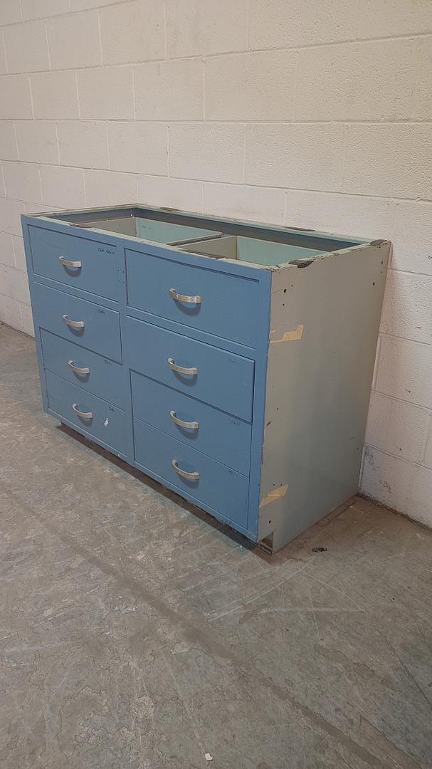 47" 8 Drawer Duralab Casework(S6LLST11805)