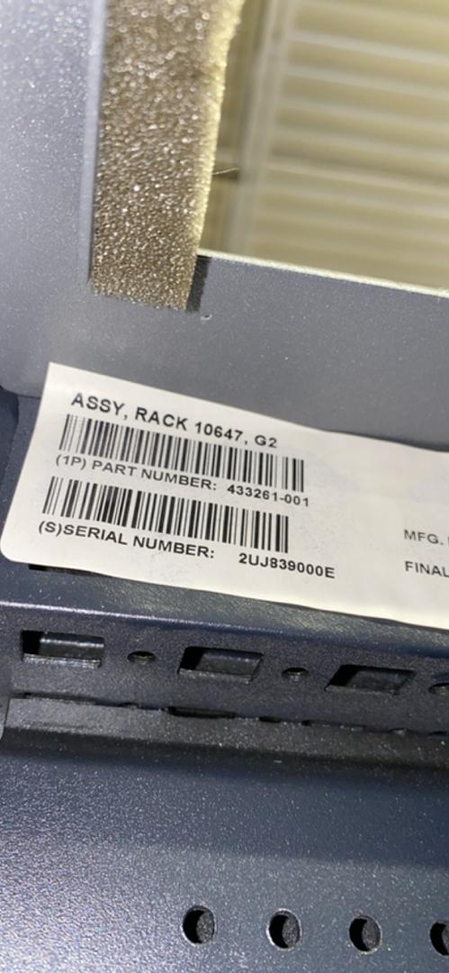 HP Server Rack G2 433261(S6LLST4674)