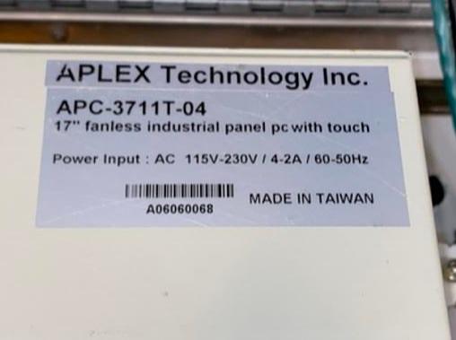 Aplex 17" Fanless Industrial Panel PC w/ Touch APC-3711T-4(S6LLST7136)