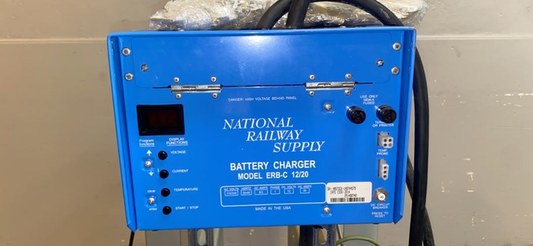 National Railway Supply ERB-C 12/20 Battery Charger 12VDC 20A DC,(S6LLST5191)