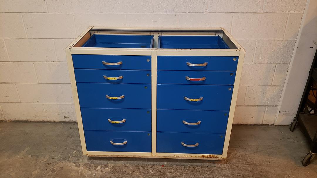 41" 10 Drawer Duralab Casework(S6LLST10056)