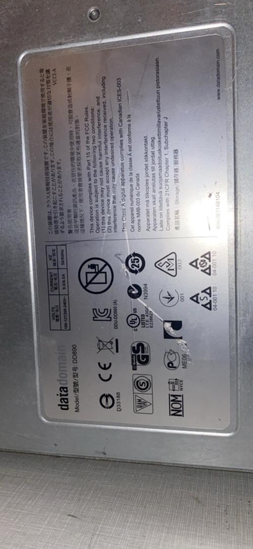 EMC Data Domain DD890 Chassis No HDDs(S6LLST5428)
