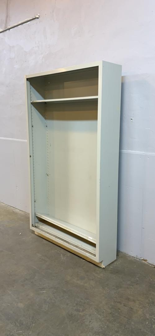 Tall Metal Storage Cabinet 4'x13"x84" w/ Shelves(S6LLST8789)