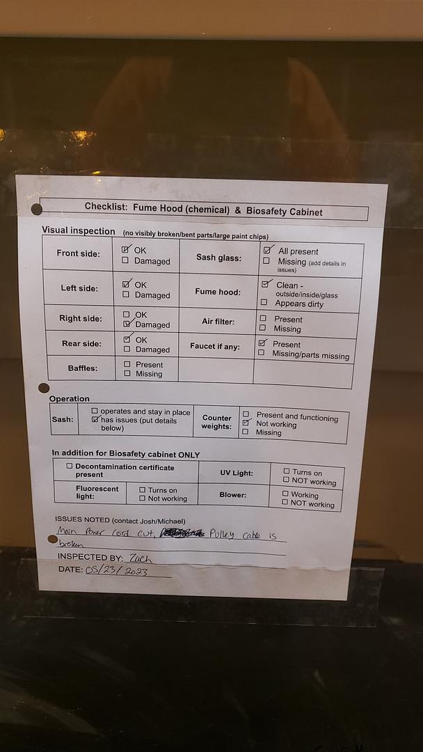 Kewaunee 4' Fume Hood w/ Epoxy Counter Top(S6LLST12390)